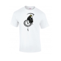 Banksy Grim Reaper T Shirt in White